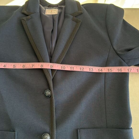 Gap Women’s The Academy Blazer Navy Preppy Career Blazer - Size 2 - Picture 9 of 14